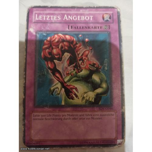 Original Yu-gi-oh (NEMACKA) Letztes Angebot