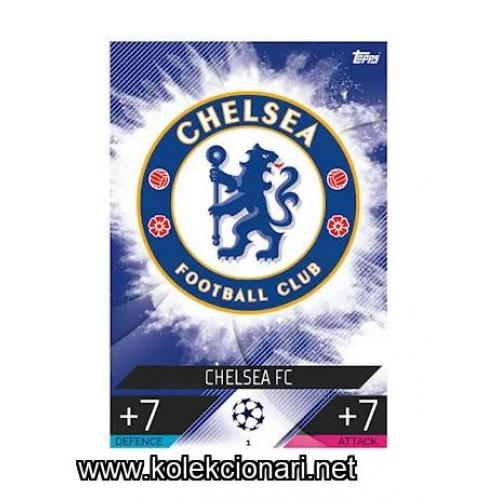 2022-23 Topps Match Attax UEFA League: 1 Team Badge - Chelsea