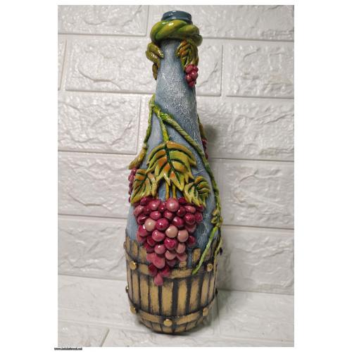 Ukrasna flasa,kombinovana tehnika.rucni rad 3