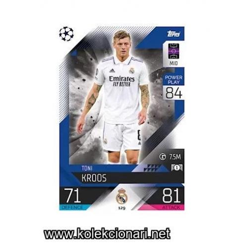 2022-23 Topps Match Attax UEFA League: 129 Toni Kroos - Real Madrid CF
