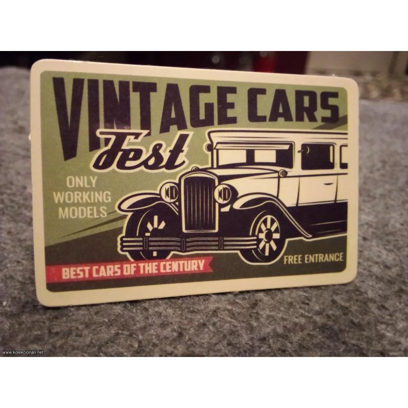 Vintage cars nalepnica