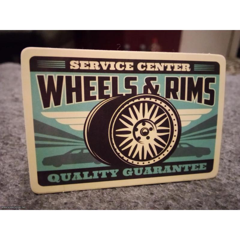 Wheels & rims  nalepnica