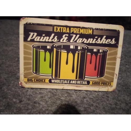 Paints & varnishes nalepnica