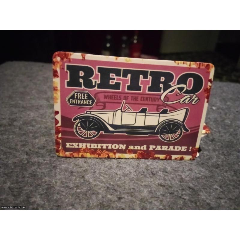 Retro  car nalepnica