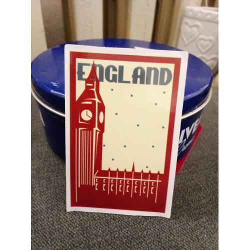 England  - nalepnica