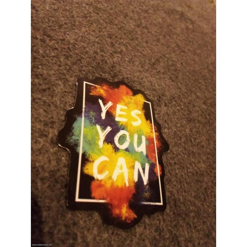 Yes you can nalepnica