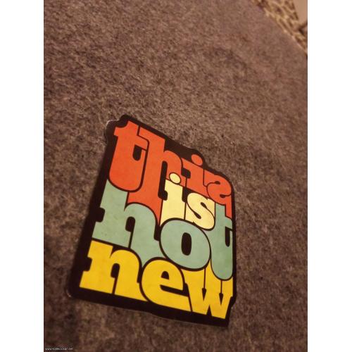 This is not new nalepnica