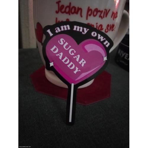 I am my own sugar daddy nalepnica
