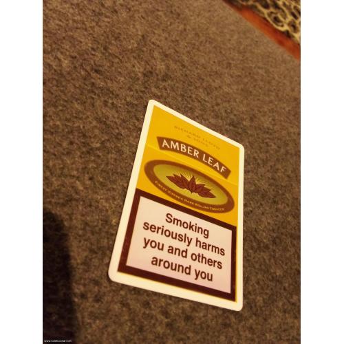 Amber leaf  nalepnica