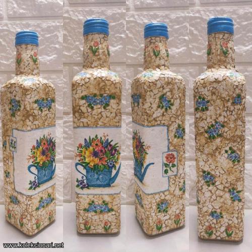 Ukrasna flasa,rucni rad