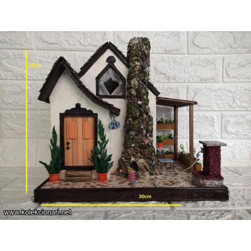 Maketa - Ukrasna kućica, rucni rad