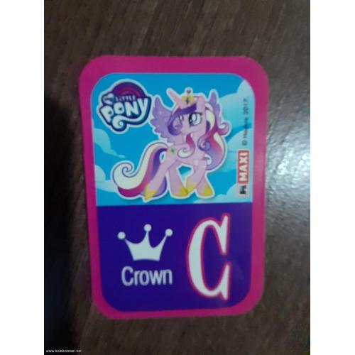 Magnet My Little Pony slovo C