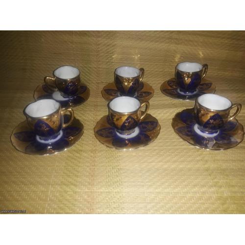 Prelepi Mini Kobaltni Set za Kafu GDR