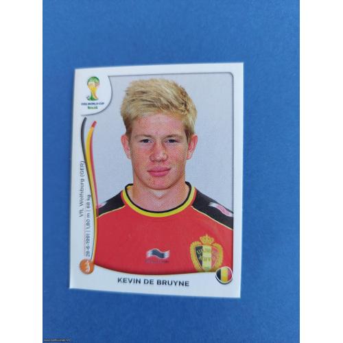 WC Brazil 2014 #575 Kevin de Bruyne Rookie