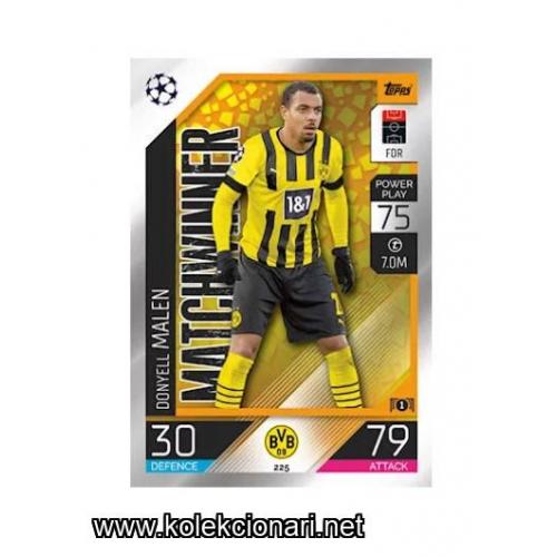 2022-23 Topps Match Attax UEFA League: 225 Donyell Malen - Borussia Dortmund