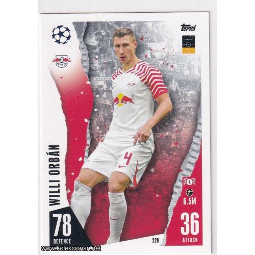 2023-24 Topps Match Attax UEFA League: 228 Willi Orbán - RB Leipzig