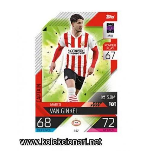 2022-23 Topps Match Attax UEFA League: 257 Marco van Ginkel - PSV Eindhoven