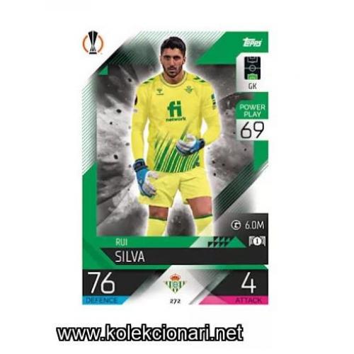 2022-23 Topps Match Attax UEFA League: 272 Rui Silva - Real Betis