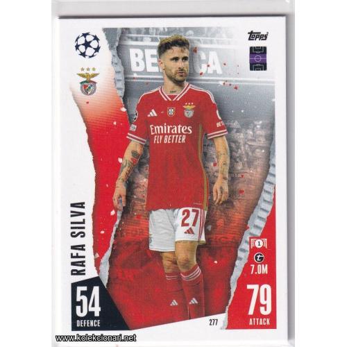 2023-24 Topps Match Attax UEFA League: 277 Rafa Silva - SL Benfica