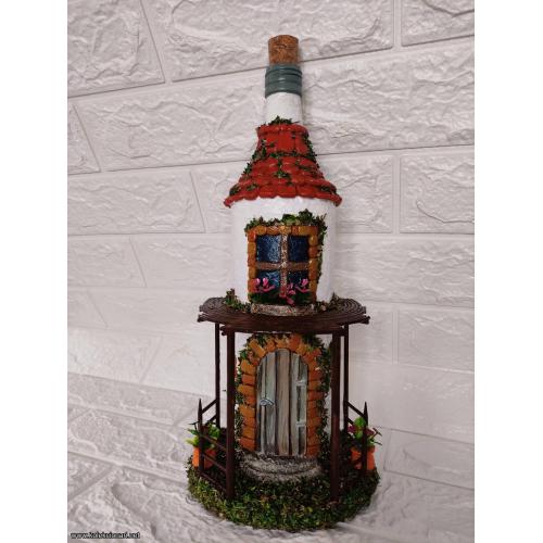 Ukrasna flasa,rucni rad