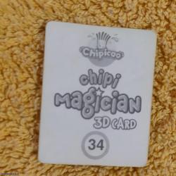 KARTICA CHIPICAO 3D CHIPI MAGICIAN broj 34