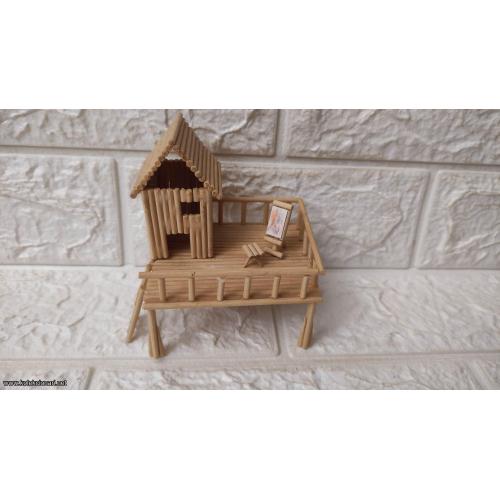 Maketa - Mala ukrasna kućica, rucni rad