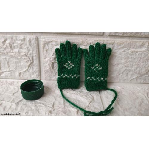 Pletene rukavice,rucni rad