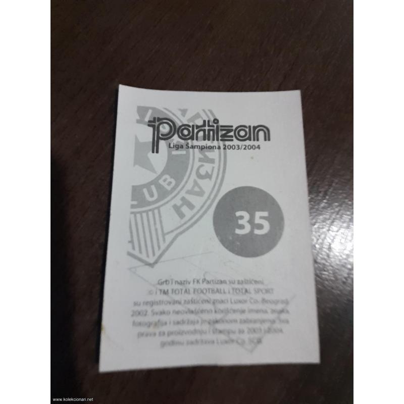 br.35 Partizan liga šampiona 2003/2004
