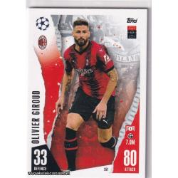 2023-24 Topps Match Attax UEFA League: 351 Olivier Giroud - AC Milan