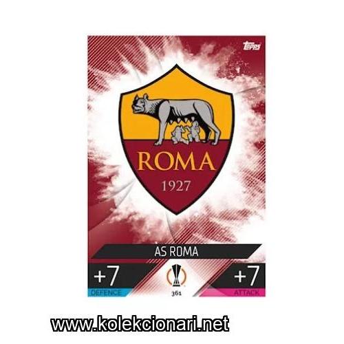 2022-23 Topps Match Attax UEFA League: 361 Team Badge - AS Roma