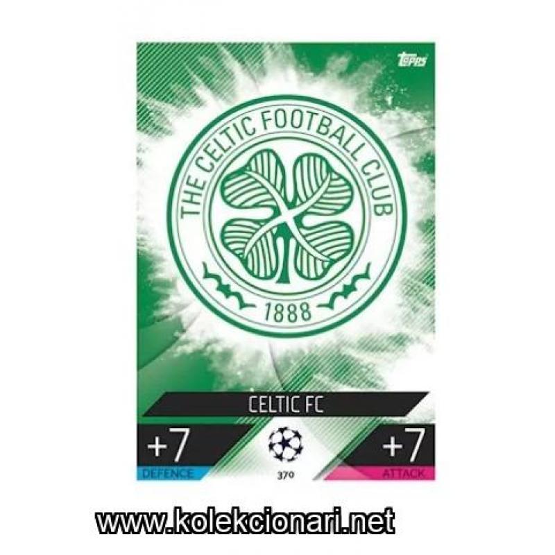 2022-23 Topps Match Attax UEFA League: 370 Team Badge - Celtic