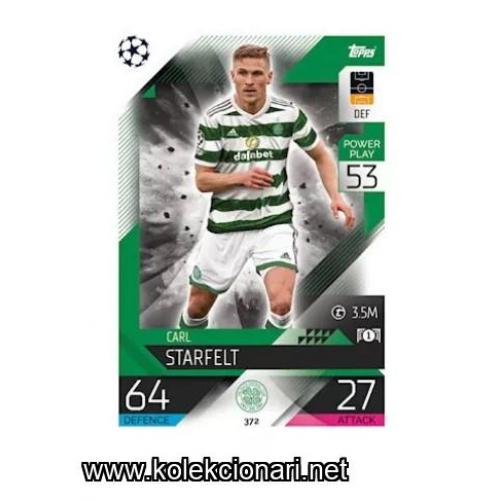 2022-23 Topps Match Attax UEFA League: 372 Carl Starfelt - Celtic