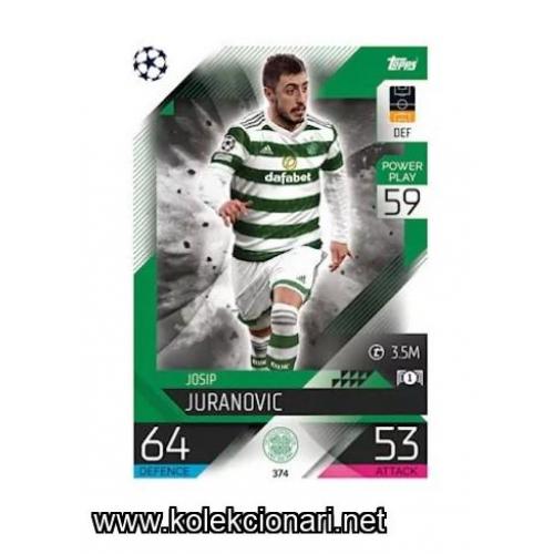 2022-23 Topps Match Attax UEFA League: 374 Josip Juranovic - Celtic