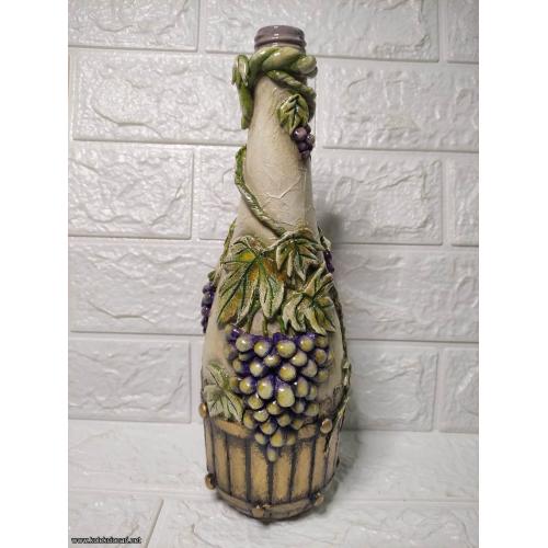 Ukrasna flasa,kombinovana tehnika.rucni rad 4