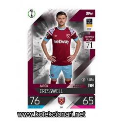 2022-23 Topps Match Attax UEFA League: 50 Aaron Cresswell - West Ham United