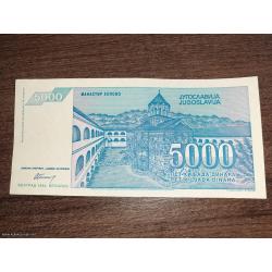 5.000 dinara (pet hiljada) 1994