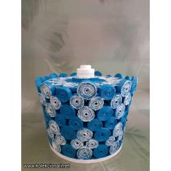 Pletena korpa od papira