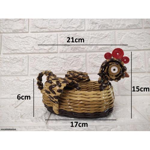 Pletena korpa od papira