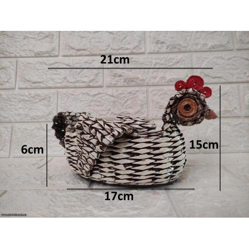 Pletena korpa od papira