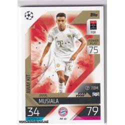 2022-23 Topps Match Attax Extra UEFA League: Away Kit: AK12 Jamal Musiala - FC Bayern München