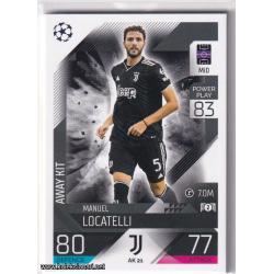2022-23 Topps Match Attax Extra UEFA League: Away Kit: AK21 Manuel Locatelli - Juventus