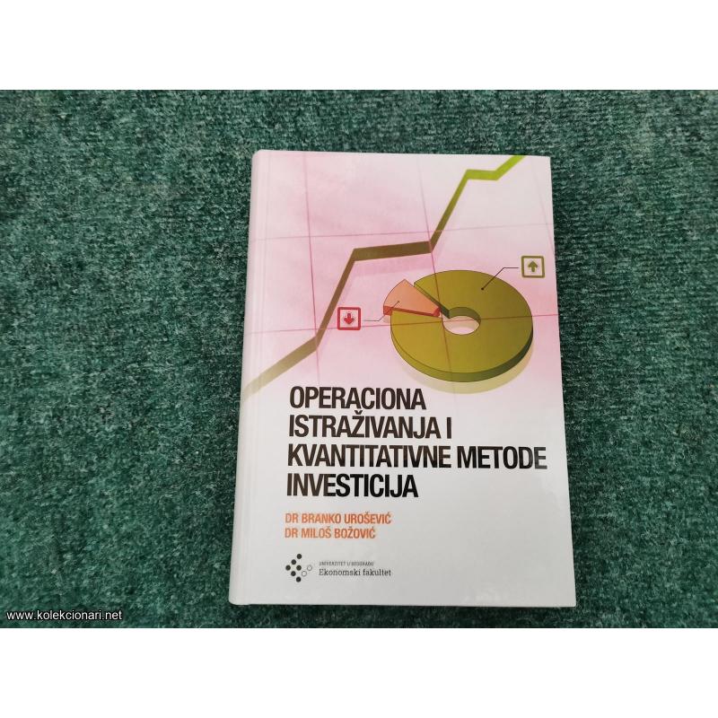 Operaciona istraživanja i kvantitativne metode investicija
