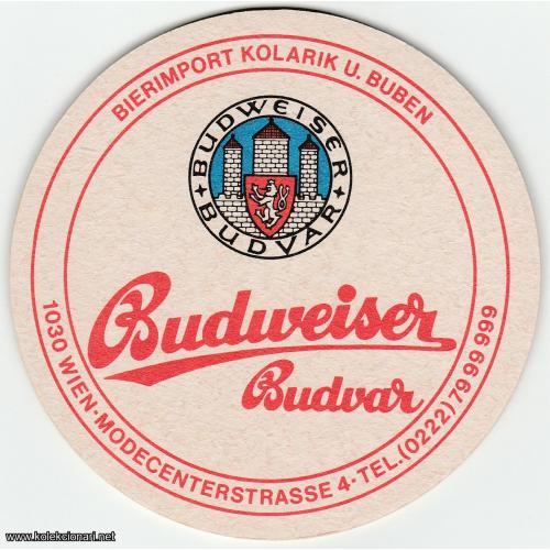 Podmetač za čaše br.57 - Budweiser Budvar pivo