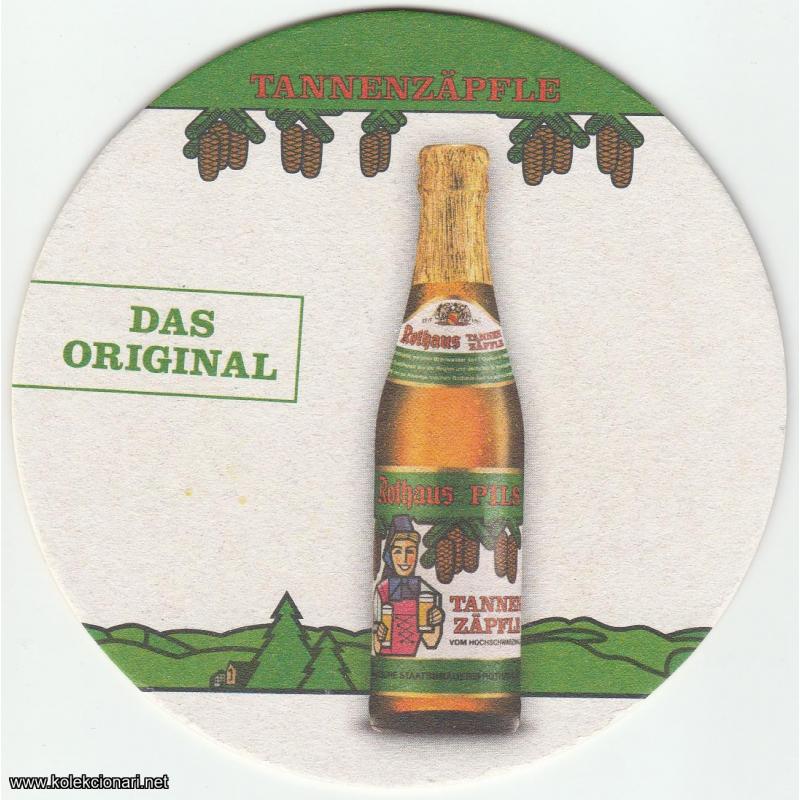Podmetač za čaše br.70 -  Rothaus pivo