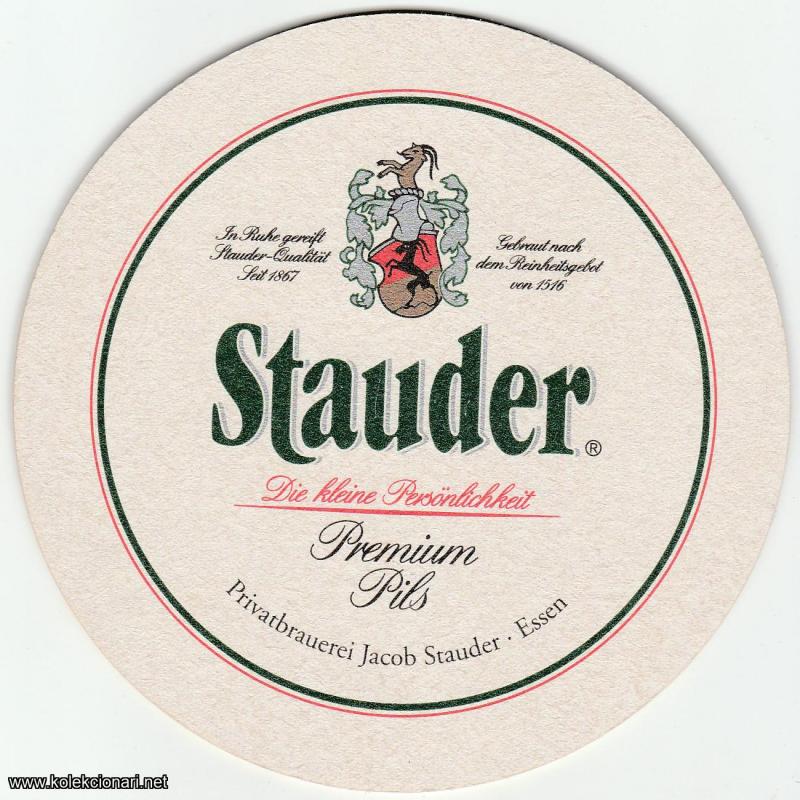Podmetač za čaše br.77 - Stauder pivo