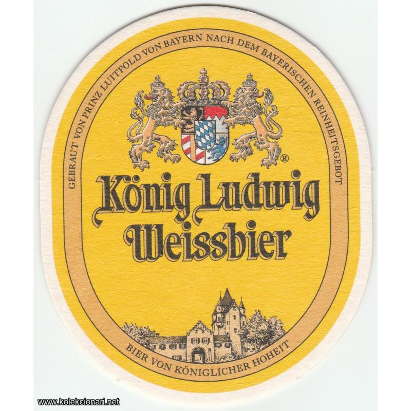 Podmetač za čaše br.79 -  König Ludwig Weissbier pivo