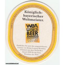 Podmetač za čaše br.79 -  König Ludwig Weissbier pivo