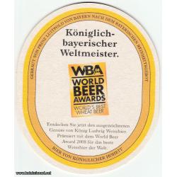Podmetač za čaše br.63 -  König Ludwig Weissbier pivo