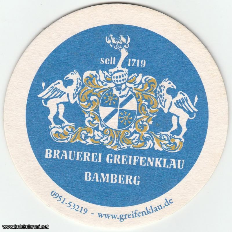 Podmetač za čaše br.88 - Brauerei Greifenklau pivo