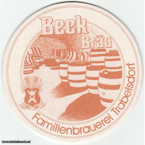 Podmetač za čaše br.107 - Beck-Bräu pivo